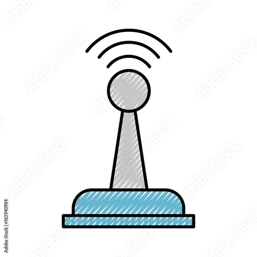 Drone remote control icon vector illustration design