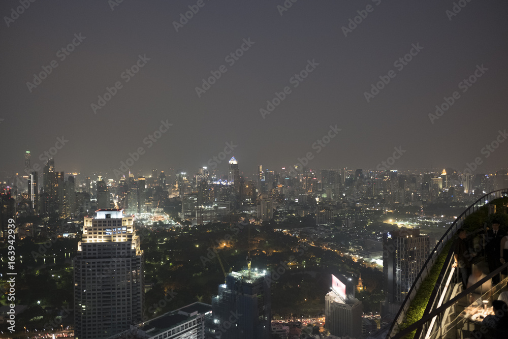 BANGKOK,THAILAND,NOVEMBER. Bangkok Cityscape, Business district with high building at Bangkok, Thailand