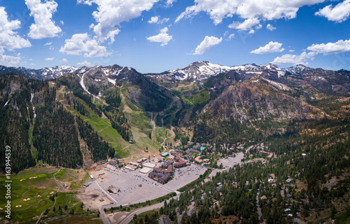 Ski Mountain in summer