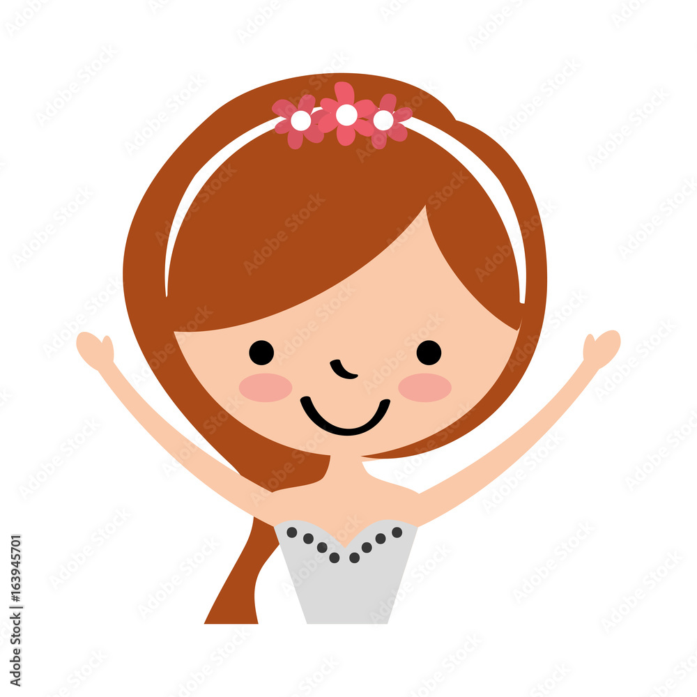 cute wife avatar character vector illustration design cute wife avatar character vector illustration design
