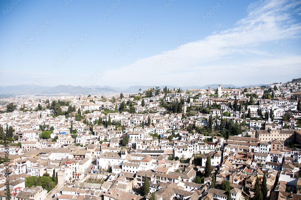 Granada cityscape, Spain