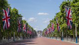 The Mall and Buckingham Palace in London
