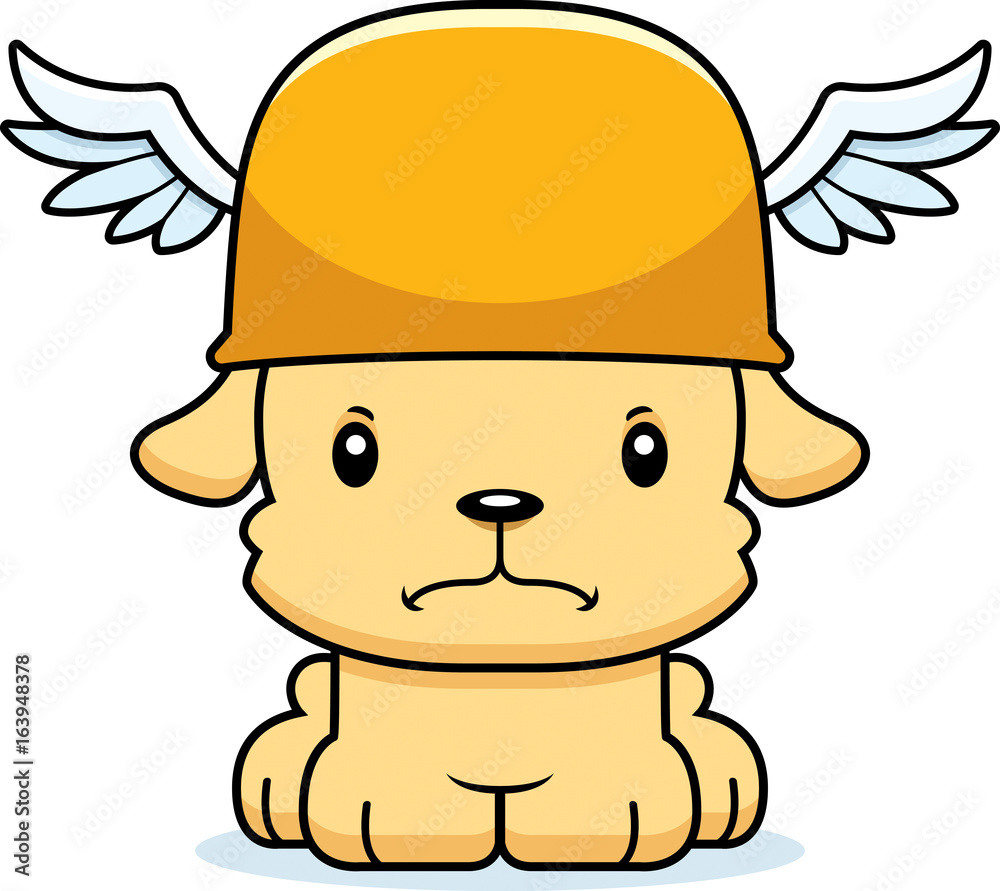 Cartoon Angry Hermes Puppy Cartoon Angry Hermes Puppy