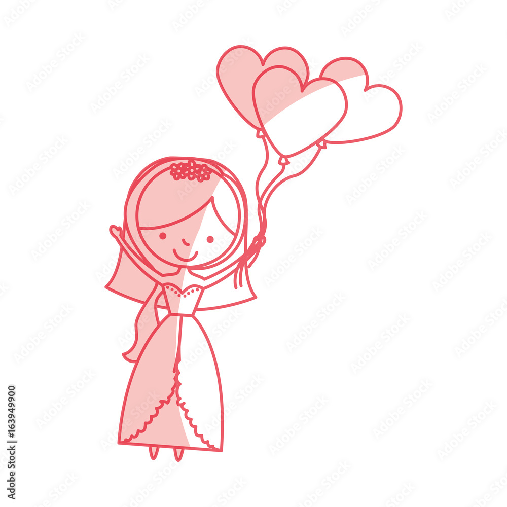 cute wife with shaped heart pumps avatar character vector illustration design cute wife with shaped heart pumps avatar character vector illustration design