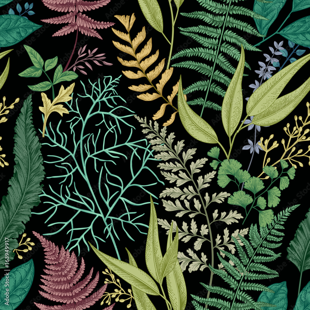Floral seamless pattern.
