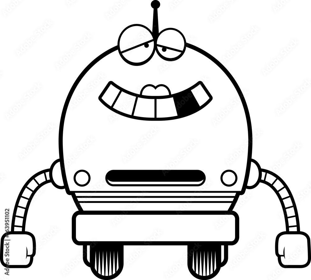 Obraz premium Malfunctioning Female Robot