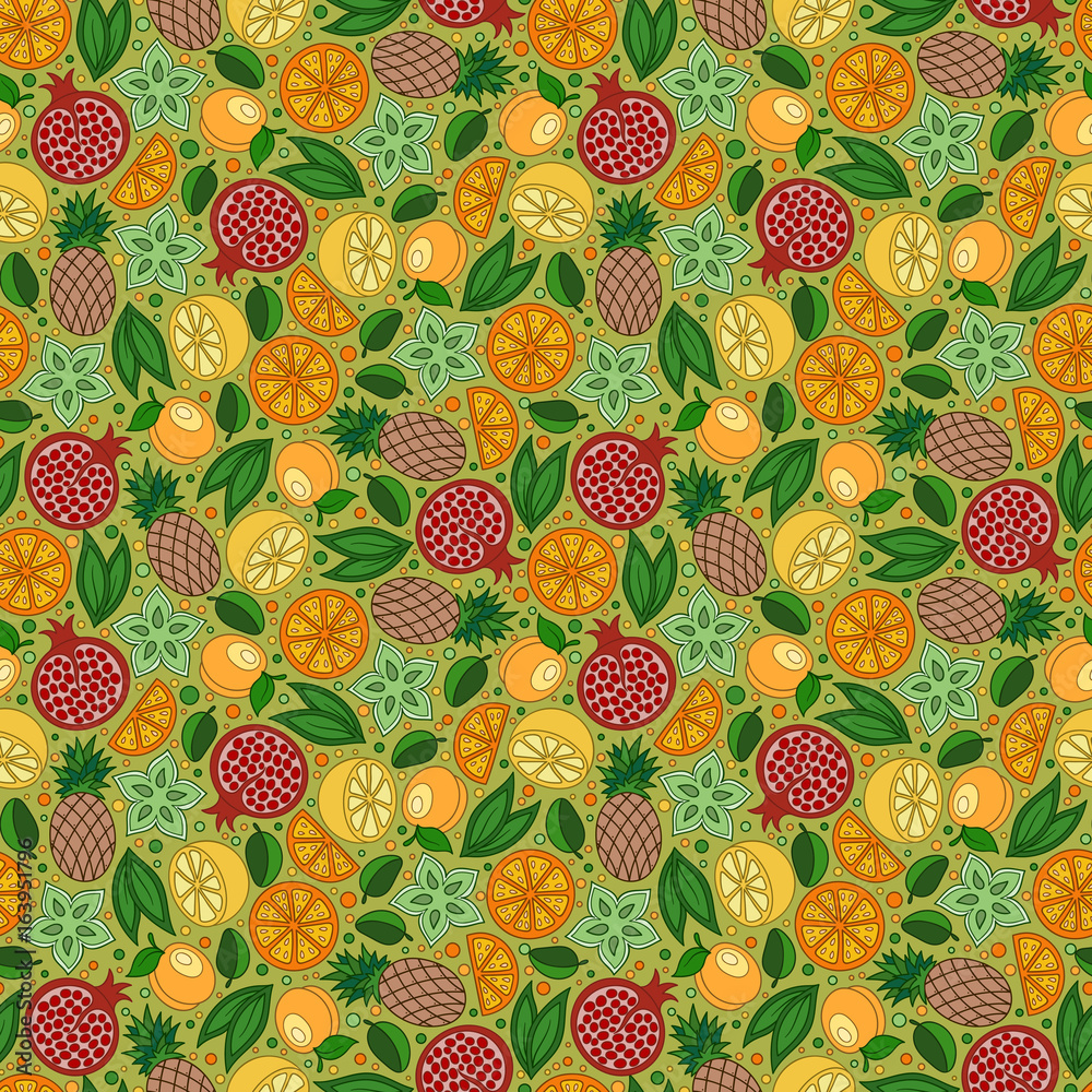 Exotic fruits. Background Exotic fruits. Background