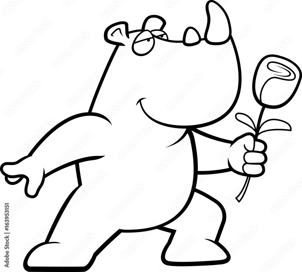Fototapeta premium Rhino Flower