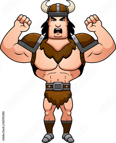 Angry Cartoon Barbarian