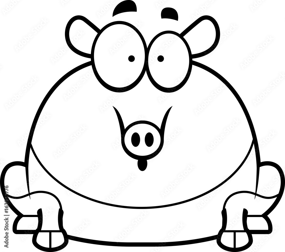 Surprised Cartoon Tapir Surprised Cartoon Tapir