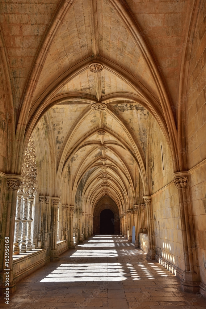 Cloister of the Monastery of Batalha. Portugal
