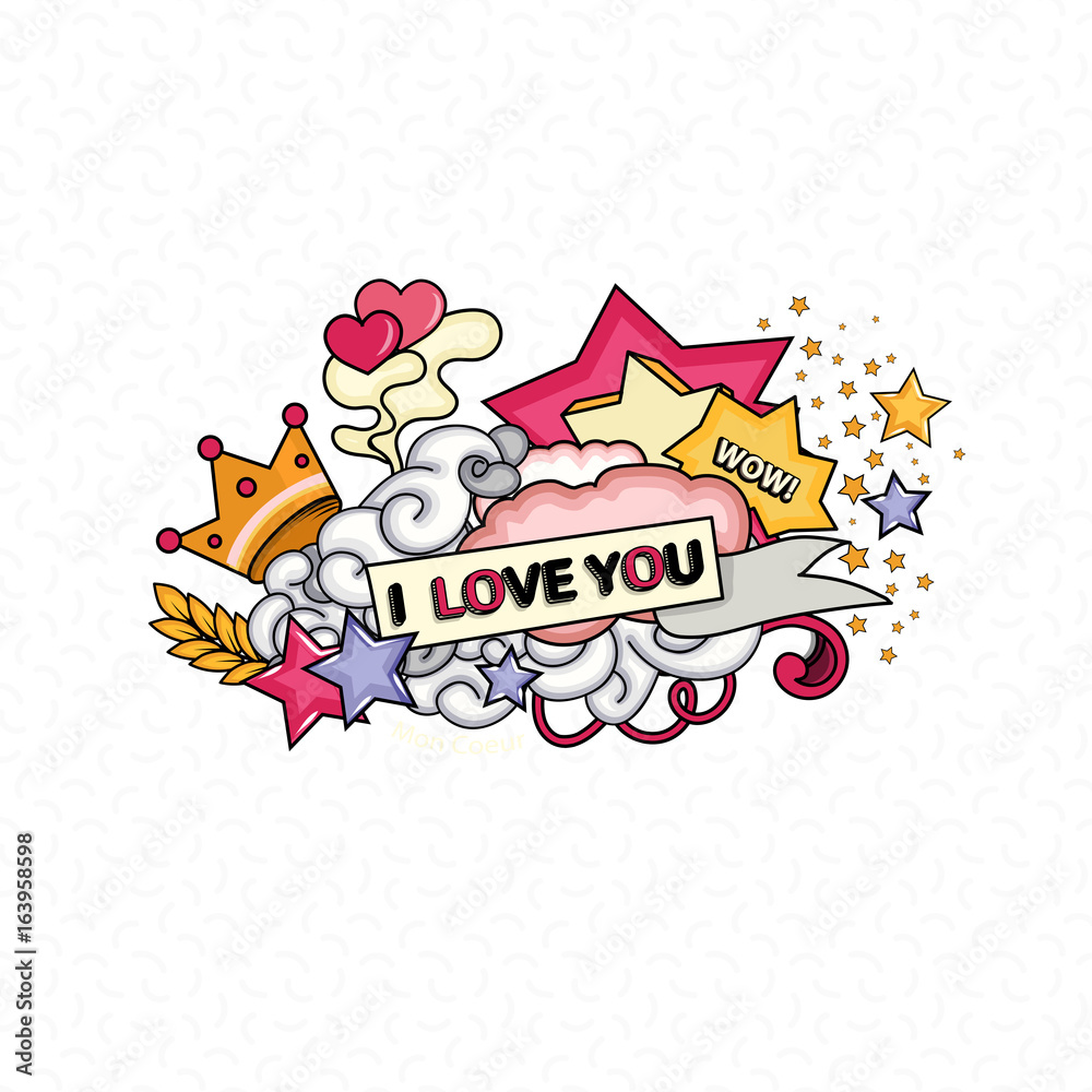 Fototapeta premium Love and heart.