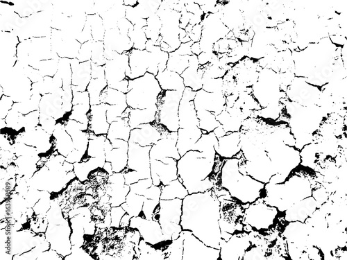 Fototapeta Naklejka Na Ścianę i Meble -  Grunge texture. Cracks. Vector illustration.