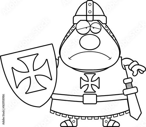 Sad Cartoon Templar