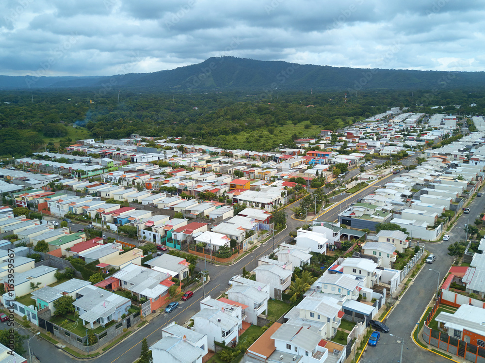 Neighorhood in residential area