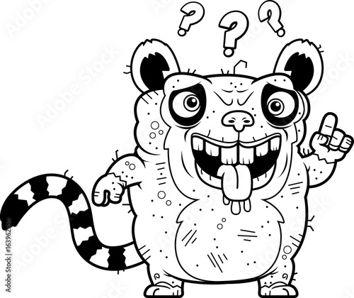 Confused Ugly Lemur