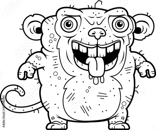 Ugly Monkey Standing