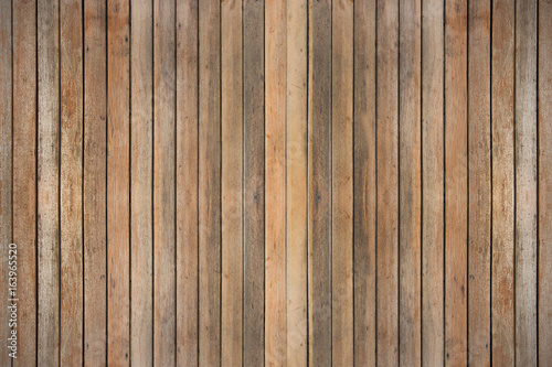 Wooden wall on white