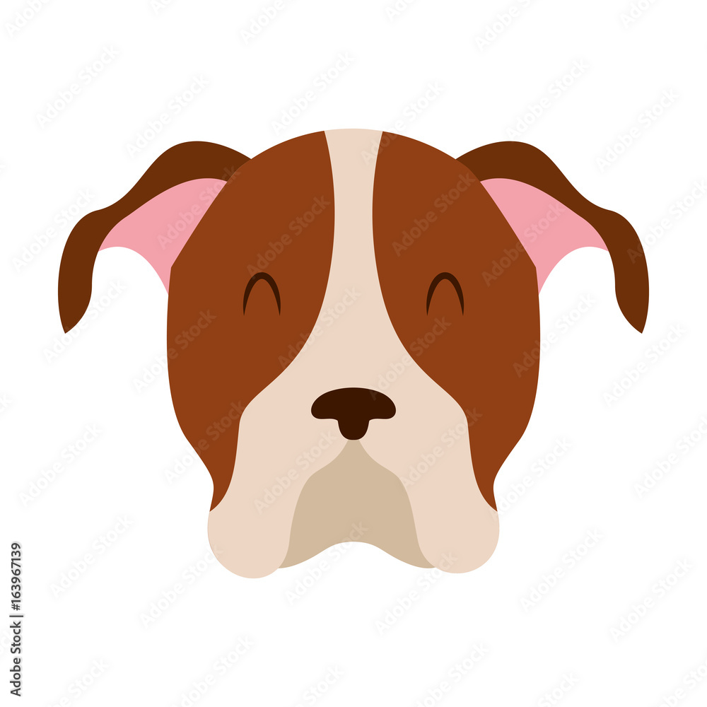 Fototapeta premium cute dog mascot icon vector illustration design