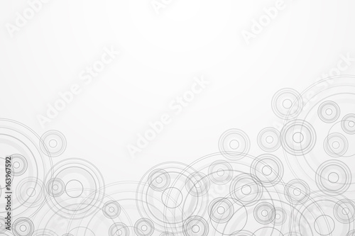 Monochrome circles background