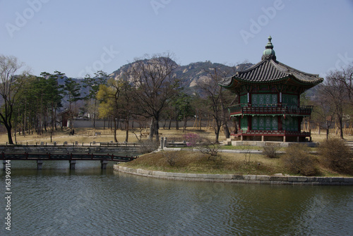 Garden, Gyeongbokgung Palace, Seoul, South Korea