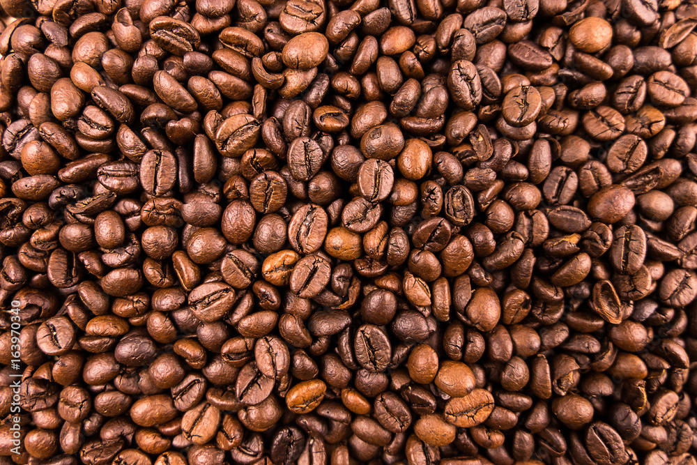 Coffee beans background texture Coffee beans background texture