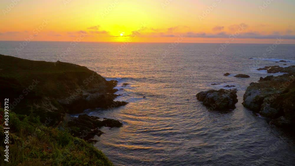 Wonderful sunset over the Pacific Ocean Wonderful sunset over the Pacific Ocean