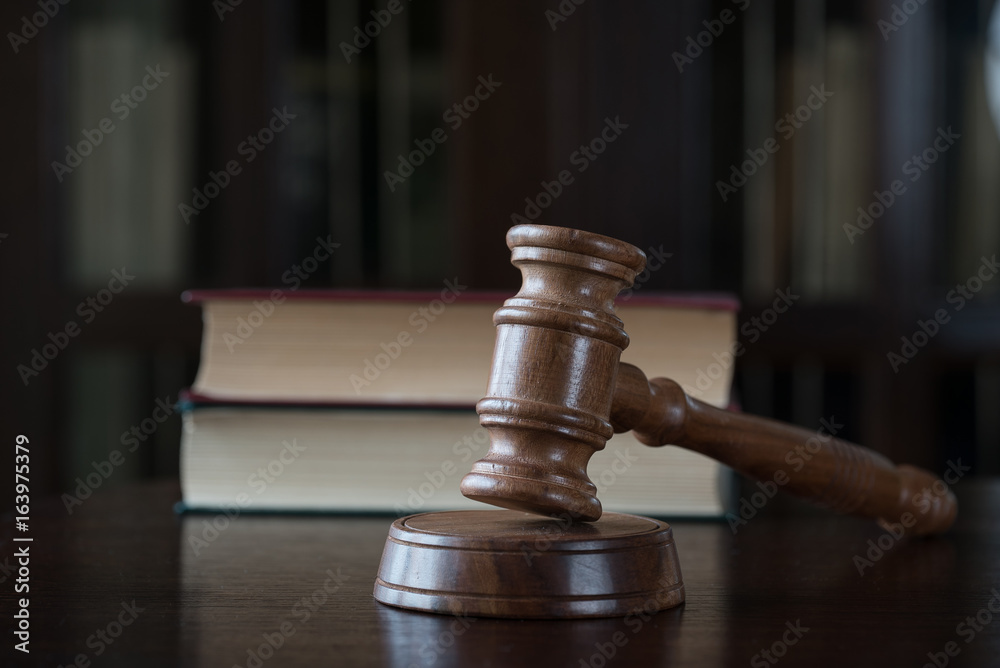  Symbol of Law on Lawyer's desk