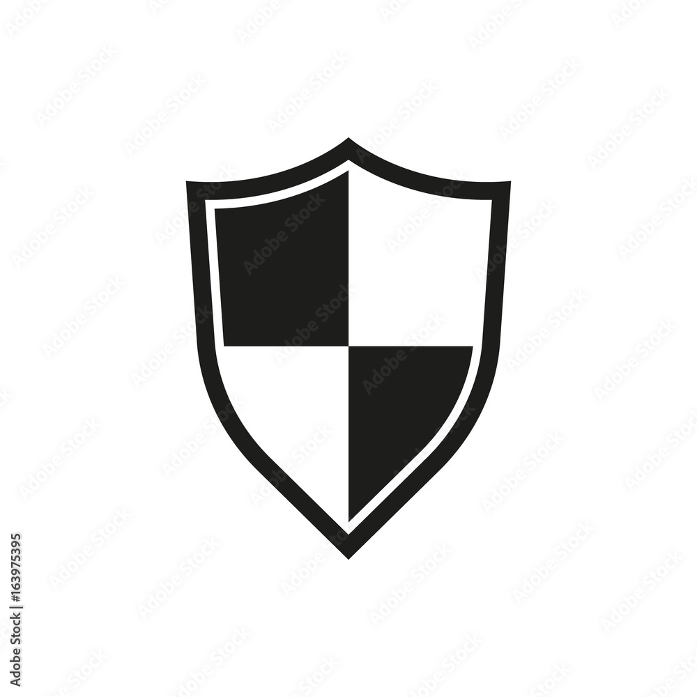 Shield. Icon. Vector. Shield. Icon. Vector.