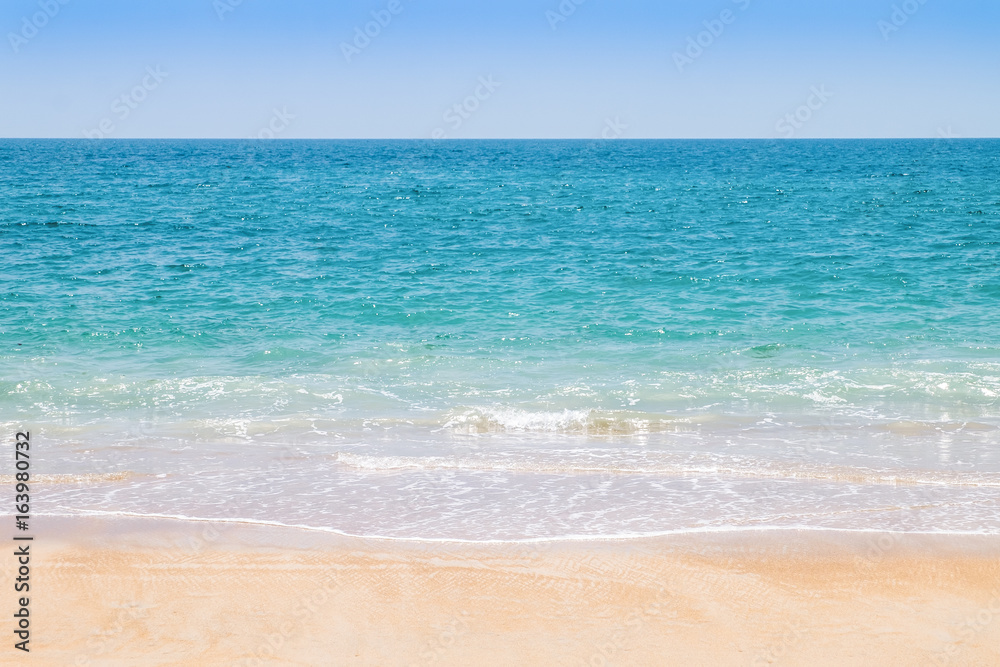 Beautifull sand sea sun