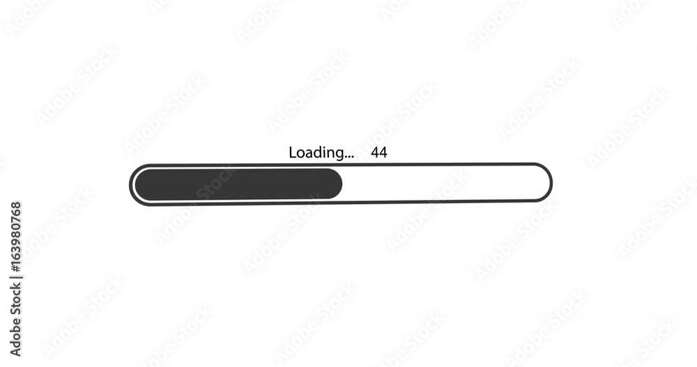 animation - modern rotation loading bar on white background. Footage with alpha matte. animation - modern rotation loading bar on white background. Footage with alpha matte.
