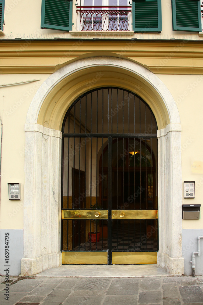 Typical mediterranean entrance in Italy