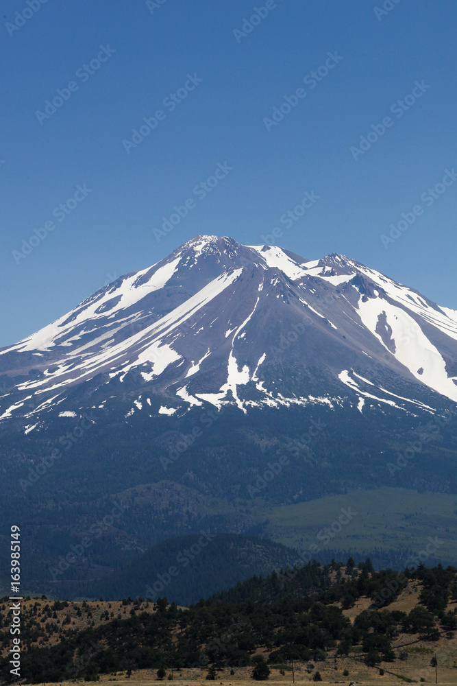 A photo of Mount Shasta, California, USA