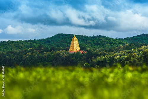 Wat Wang Wiwekaram it is a measure of the public are very beautiful. It is popular with tourists. Located in Sangklaburi Kanchanaburi, Thailand. photo