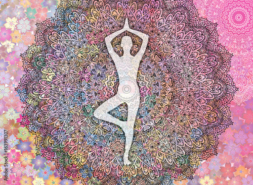 Wallpaper Mural Zen Yoga Mandala