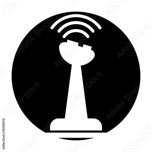 Drone remote control icon vector illustration design