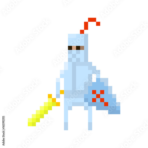 Pixel knight for games and applications