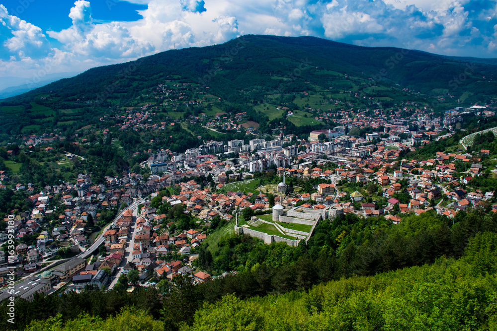 Old town in central Bosnia