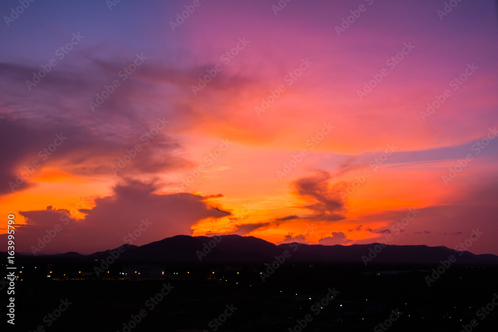 Obraz premium Beautiful sky in nature.