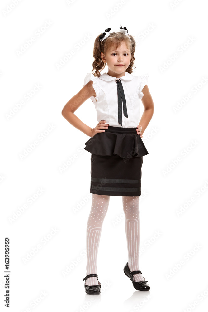 Girl in school uniform Girl in school uniform