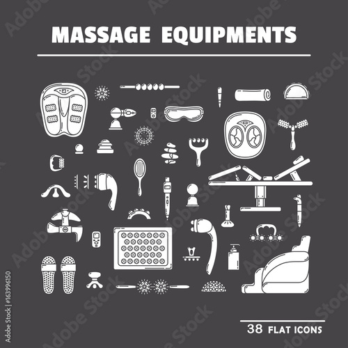 Massage appliance - Icon set