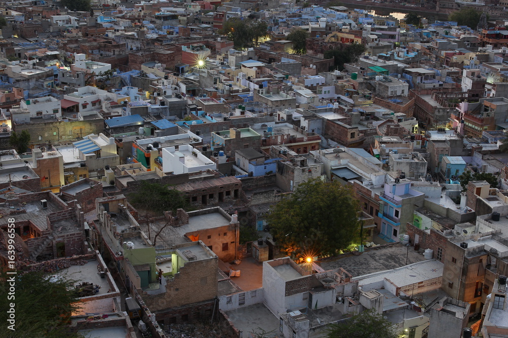Jodhpur die Blaue Stadt, Bundesstaat Rajasthan, Indien