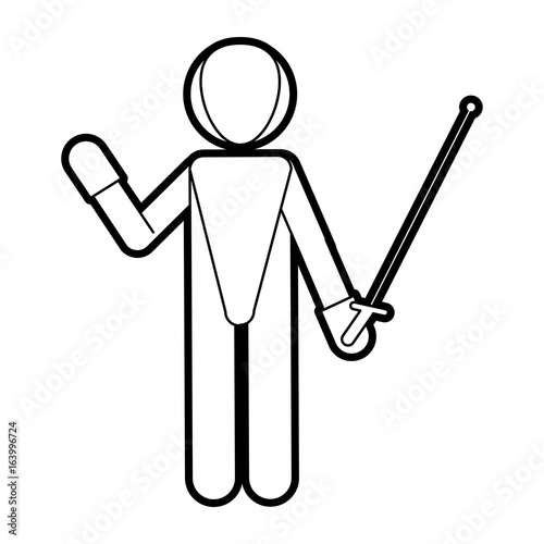 sportsman vector illustration