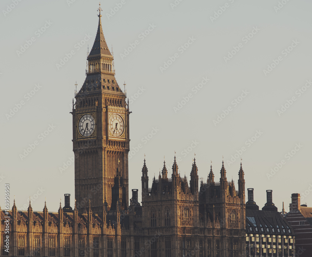 Big Ben Parliament Monument History Concept