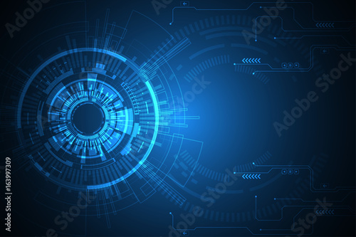 Vector abstract background technology concept.