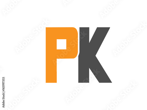 PK Initial Logo for your startup venture