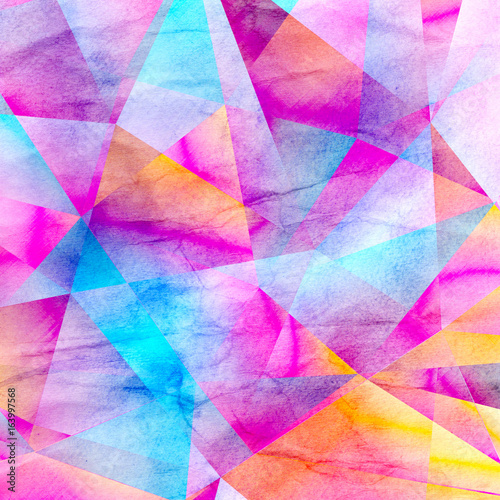 Abstract background polygon