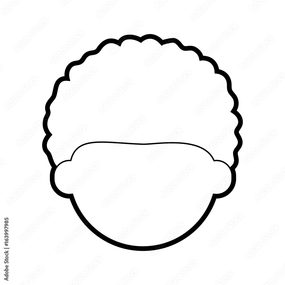 Fototapeta premium Man avatar vector illustration