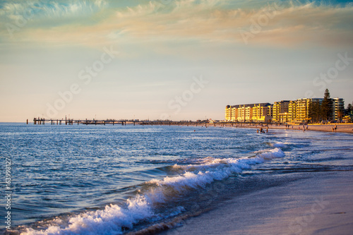 the beach