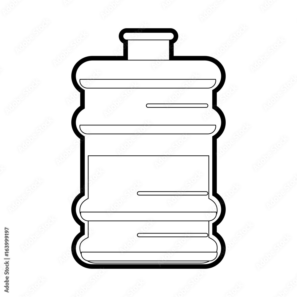 water gallon vector illustration Stock Vector | Adobe Stock